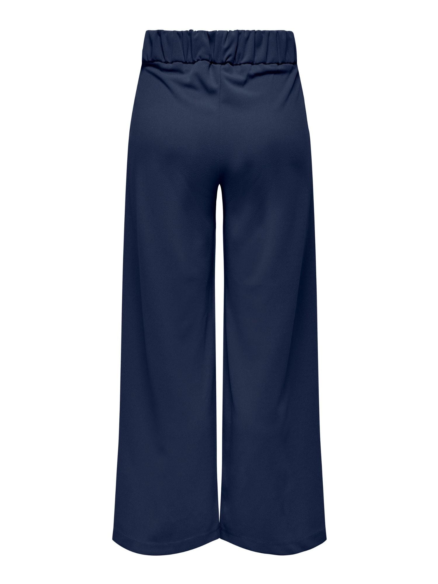 Jacqueline De Yong Pantaloni A Gamba Larga Donna Geggo Wide Leg Fit Black Iris 15208430 Black Iris BLACK BUTTONS JACQUELINE DE YONG