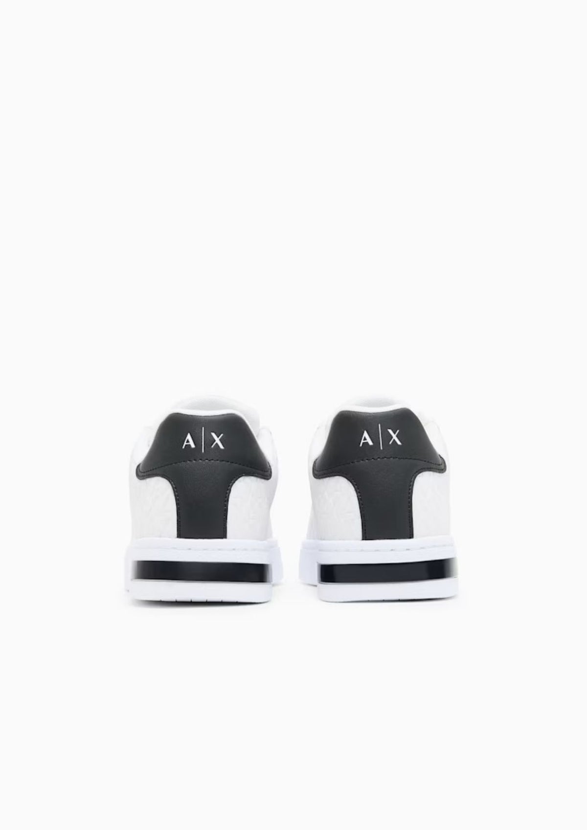 Sneakers London effetto saffiano con suola in gomma Bianca XM000140 AF11916 M0028 ARMANI EXCHANGE