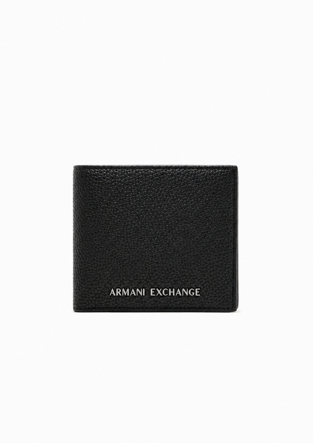 Portafoglio bifold texturizzato con logo e portamonete Nero XM000167 AF26663 UC001 ARMANI EXCHANGE