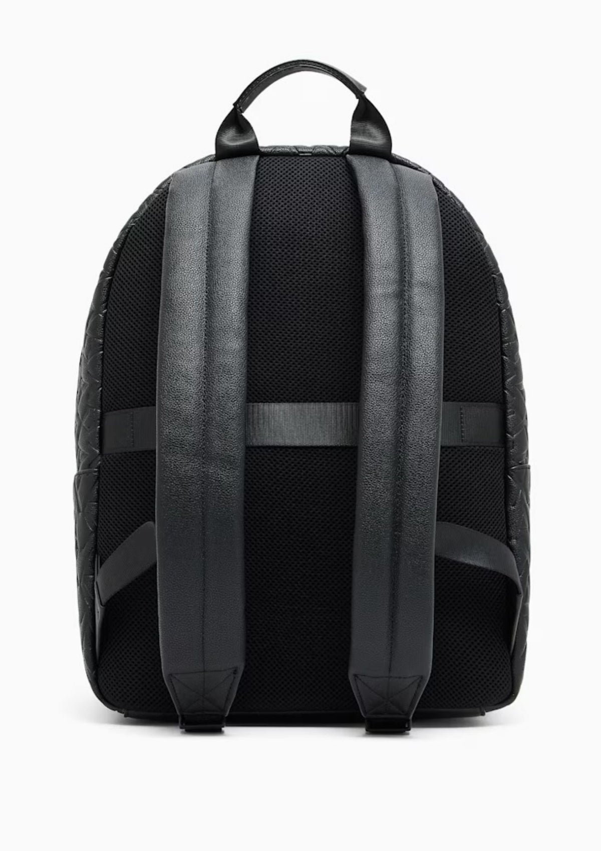 Zaino con motivo in rilievo e tasca frontale con zip Nero XM000237 AF12133 UC001 ARMANI EXCHANGE