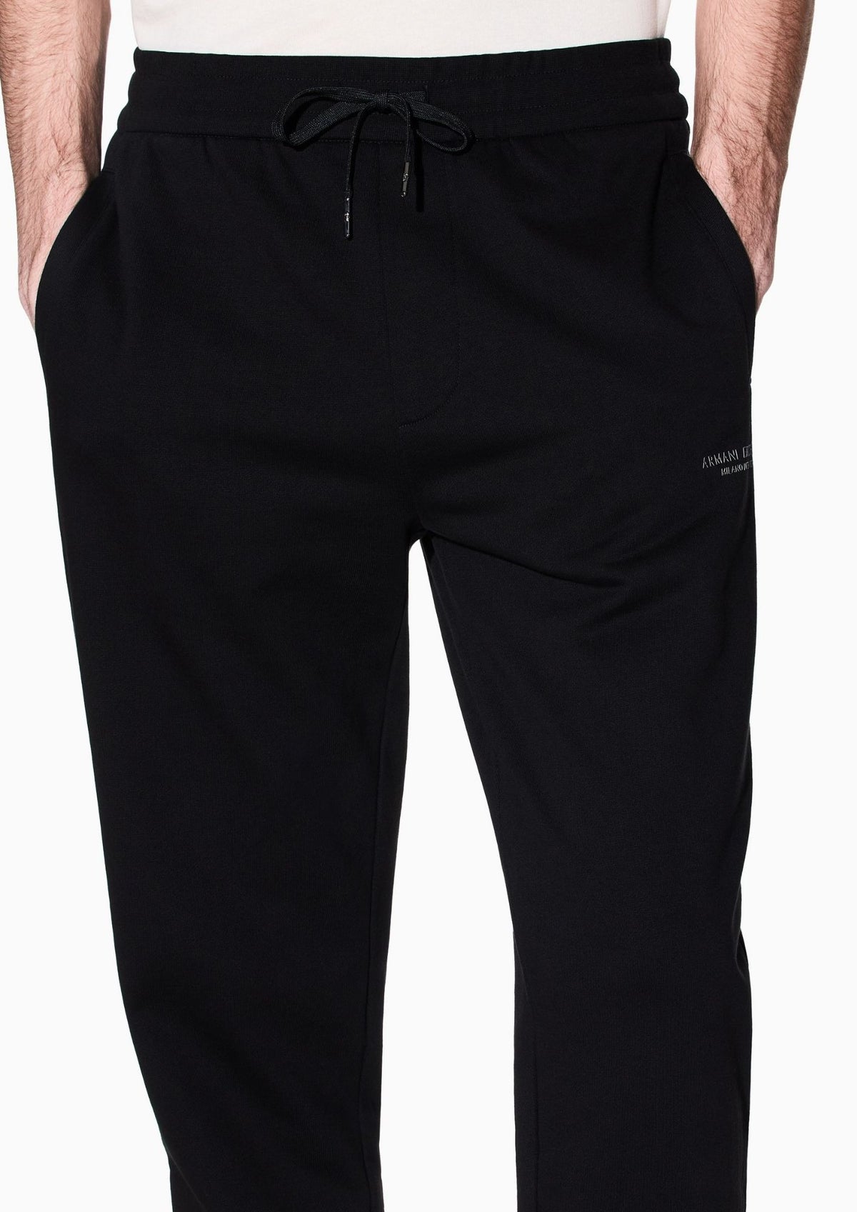 Pantaloni regular fit in cotone french terry Neri XM001299 AF20934 UC001 ARMANI EXCHANGE