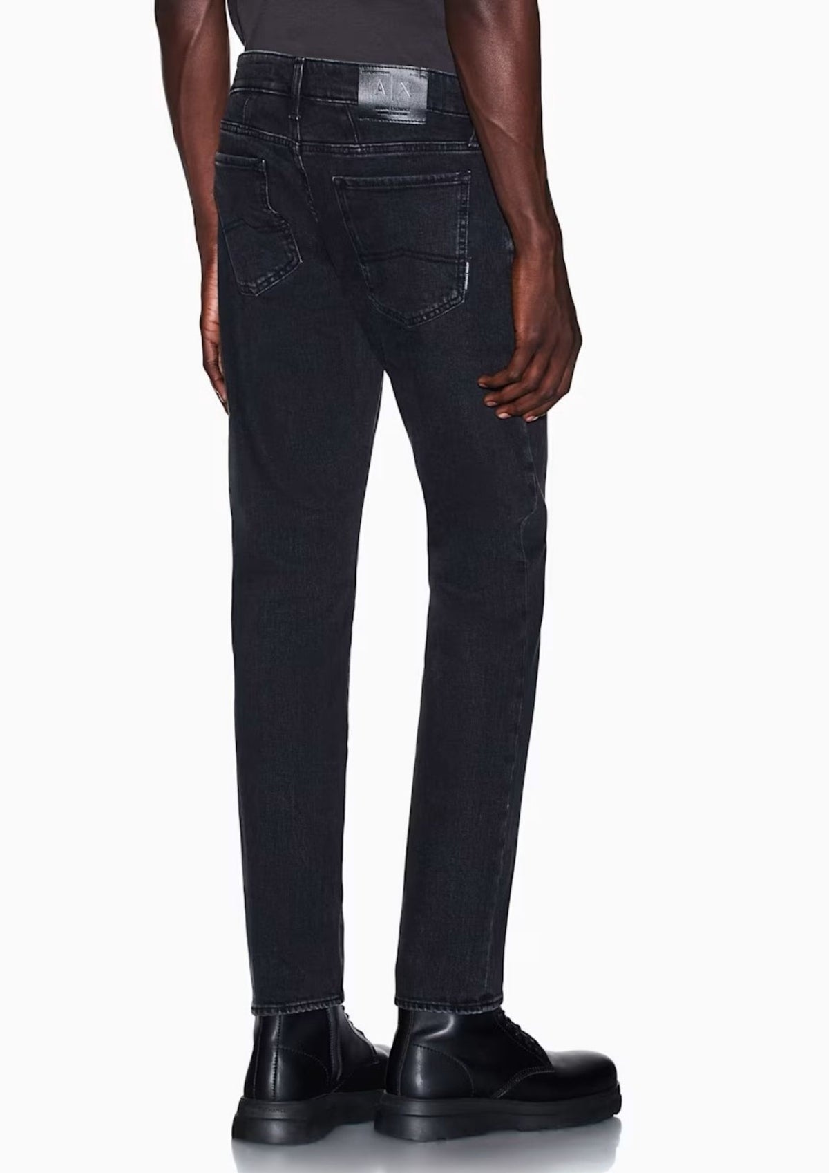 Jeans 5 tasche Skinny fit in denim di cotone stretch Grigio Scuro XM001512 AF25539 M8001 ARMANI EXCHANGE
