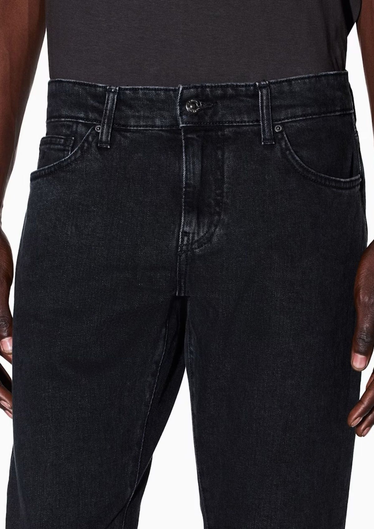 Jeans 5 tasche Skinny fit in denim di cotone stretch Grigio Scuro XM001512 AF25539 M8001 ARMANI EXCHANGE