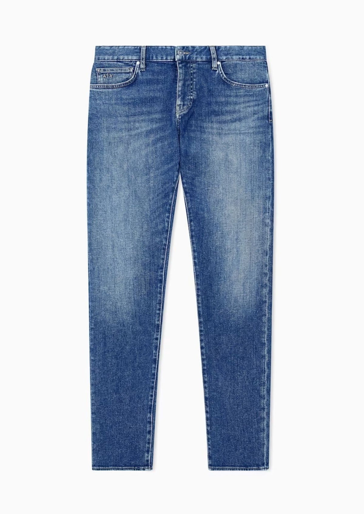 Pantalone cinque tasche Skinny in denim di cotone stretch Dark Blu Denim XM001512 AF25551 MB010 ARMANI EXCHANGE
