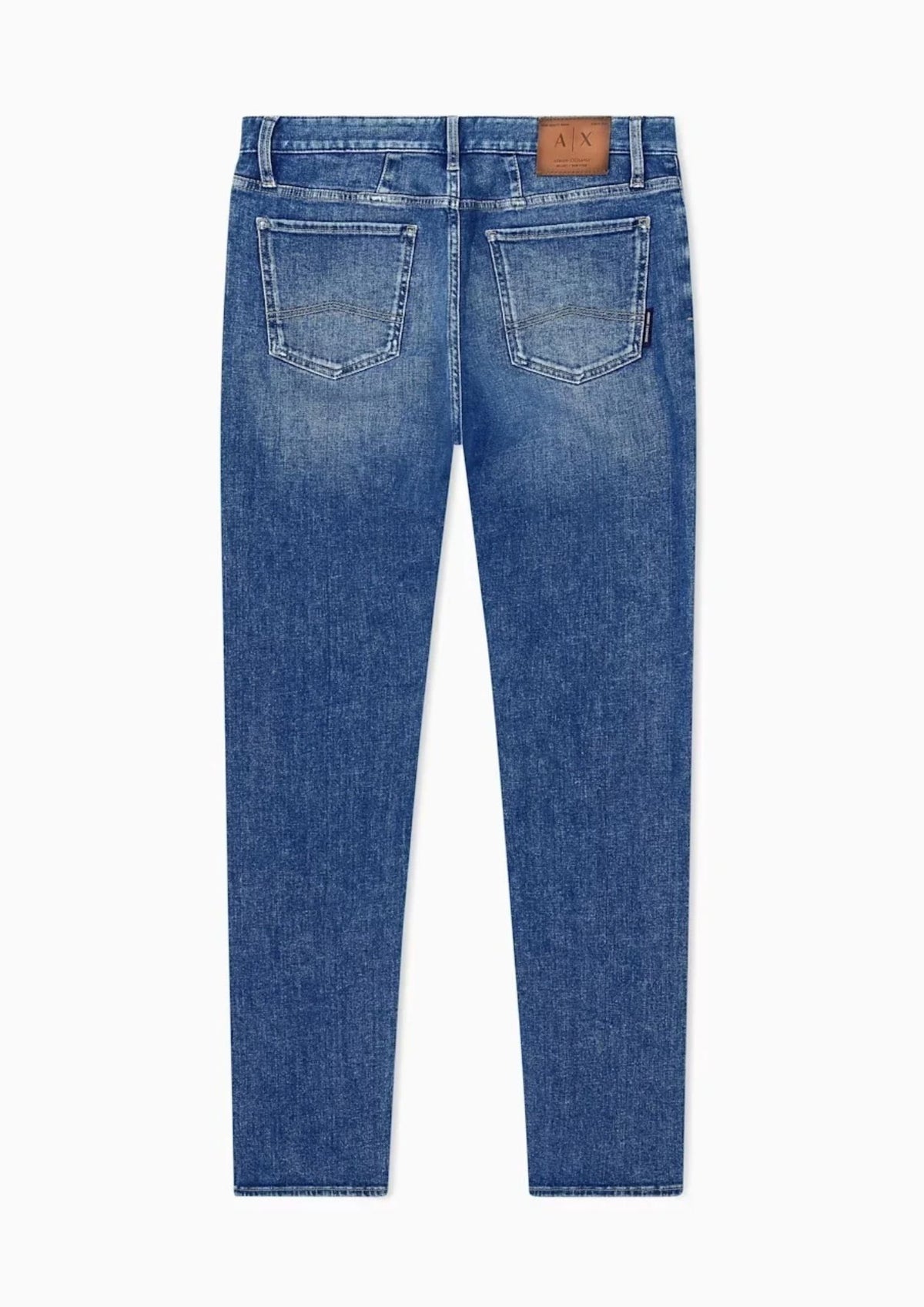 Pantalone cinque tasche Skinny in denim di cotone stretch Dark Blu Denim XM001512 AF25551 MB010 ARMANI EXCHANGE
