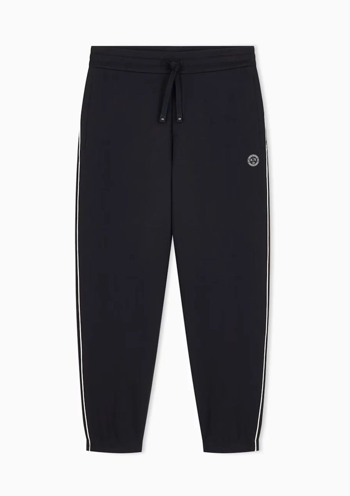 Pantaloni vestibilità regular in jersey di cotone stretch Neri XM002945 AF10818 UC001 ARMANI EXCHANGE