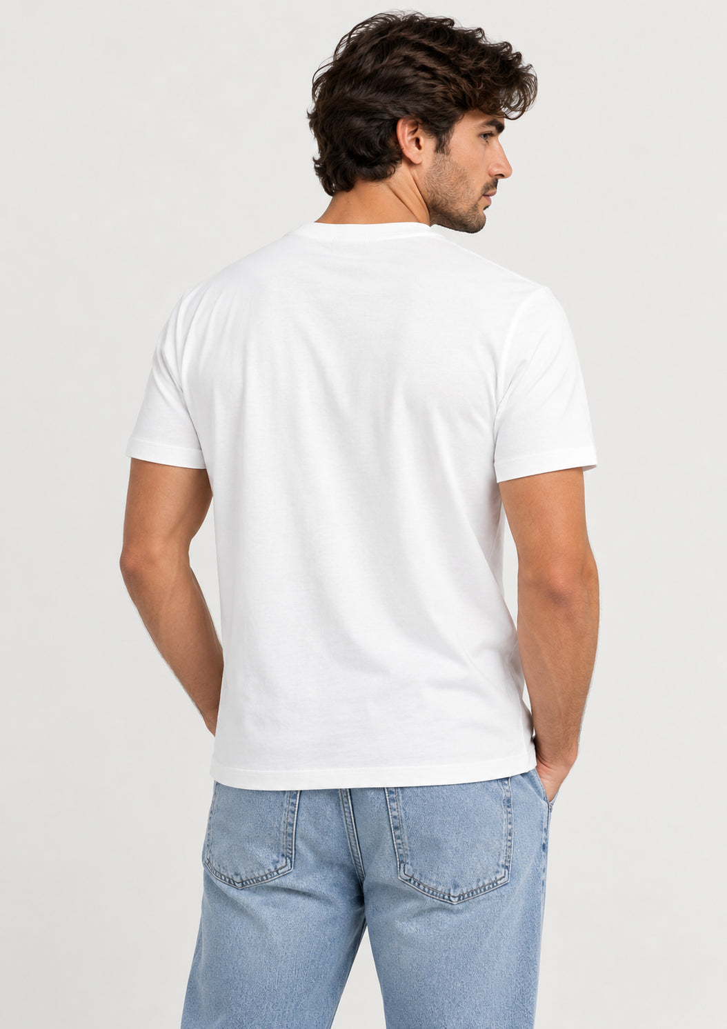 T-shirt vestibilità regular in jersey di cotone Bianca XM003067 AF10358 U0009 ARMANI EXCHANGE