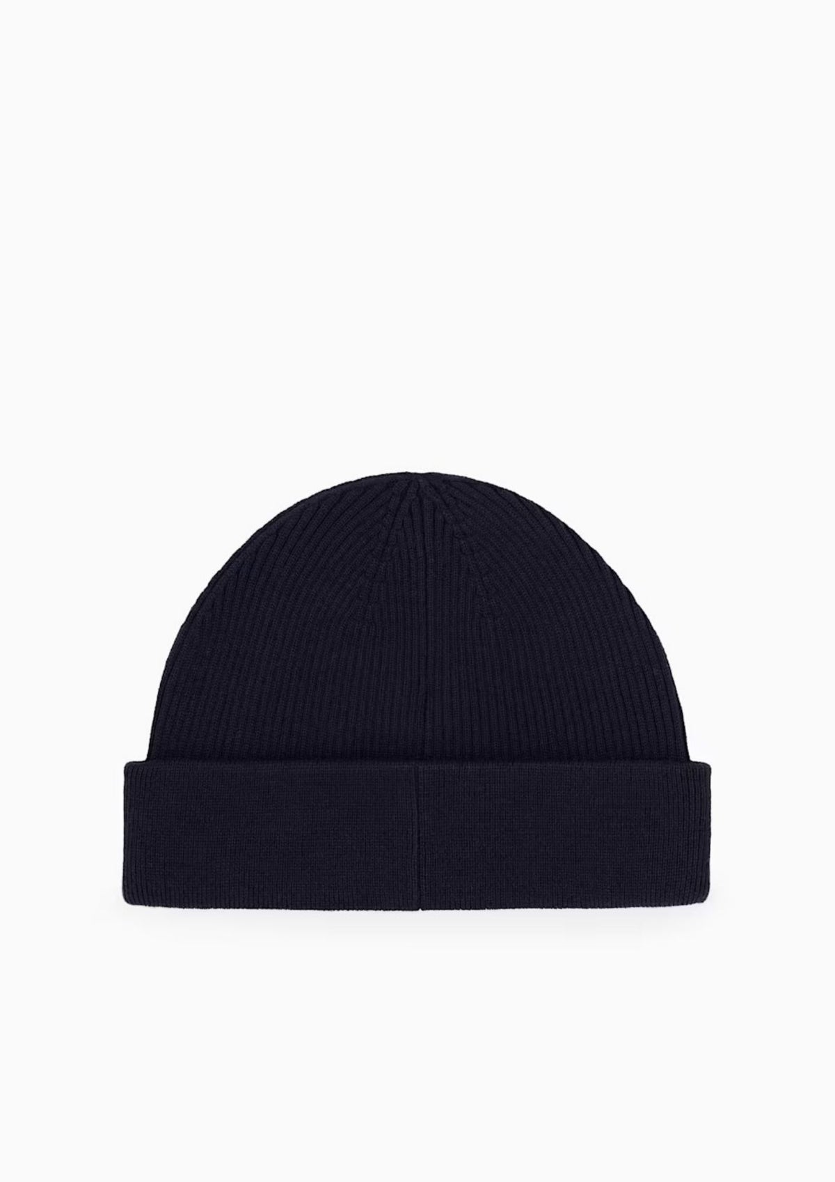 Berretto a coste in misto lana e cotone con risvolto Deep Navy XM003124 AF10348 UB101 ARMANI EXCHANGE