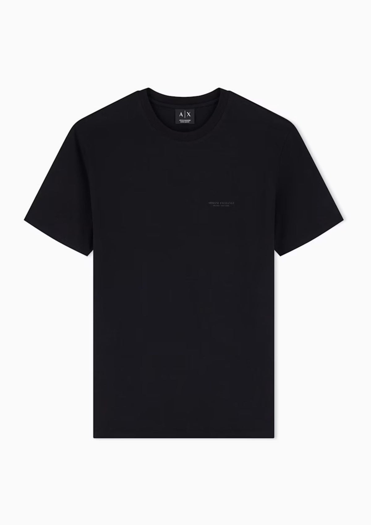 T-shirt a taglio slim in jersey di cotone stretch Nera XM003141 AF26650 UC001 ARMANI EXCHANGE