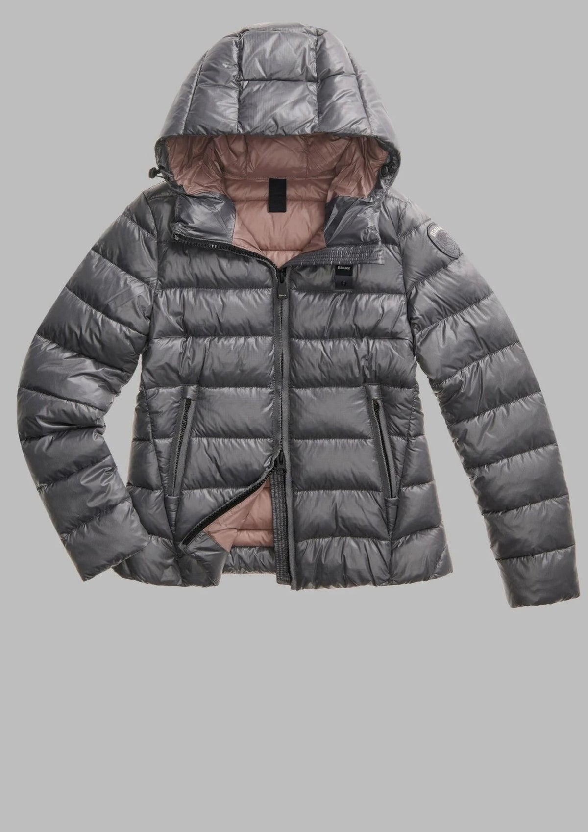 Giubbino Corto Imbottito Ovatta Termica Caroll Grigio Roccia Brown BLDC02070 6648 920BW BLAUER