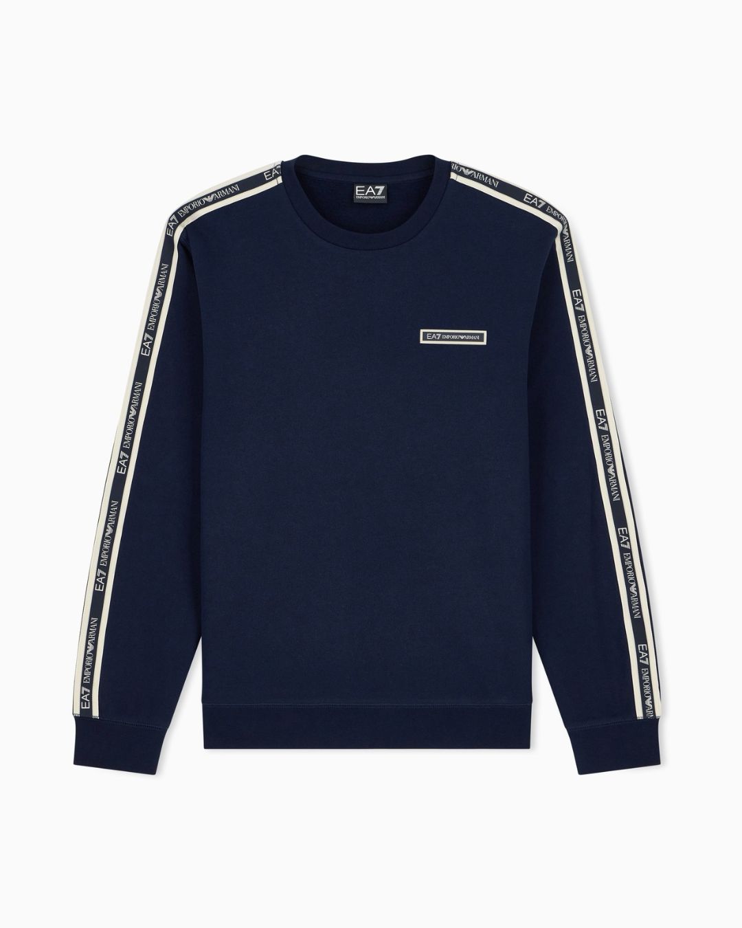 Felpa Logo Series regular in jersey Blu Navy 7M002195 AF10377 UB102 EA7 EMPORIO ARMANI