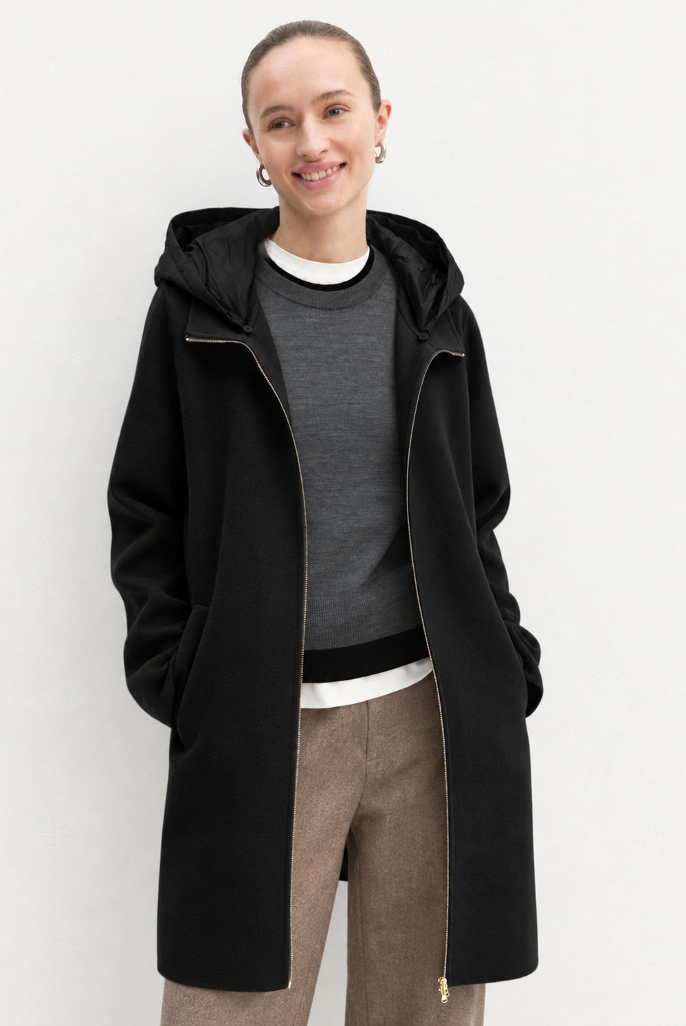Emme Marella Cappotto Donna Emmgondola Nero 2625016011200 012 EMME MARELLA