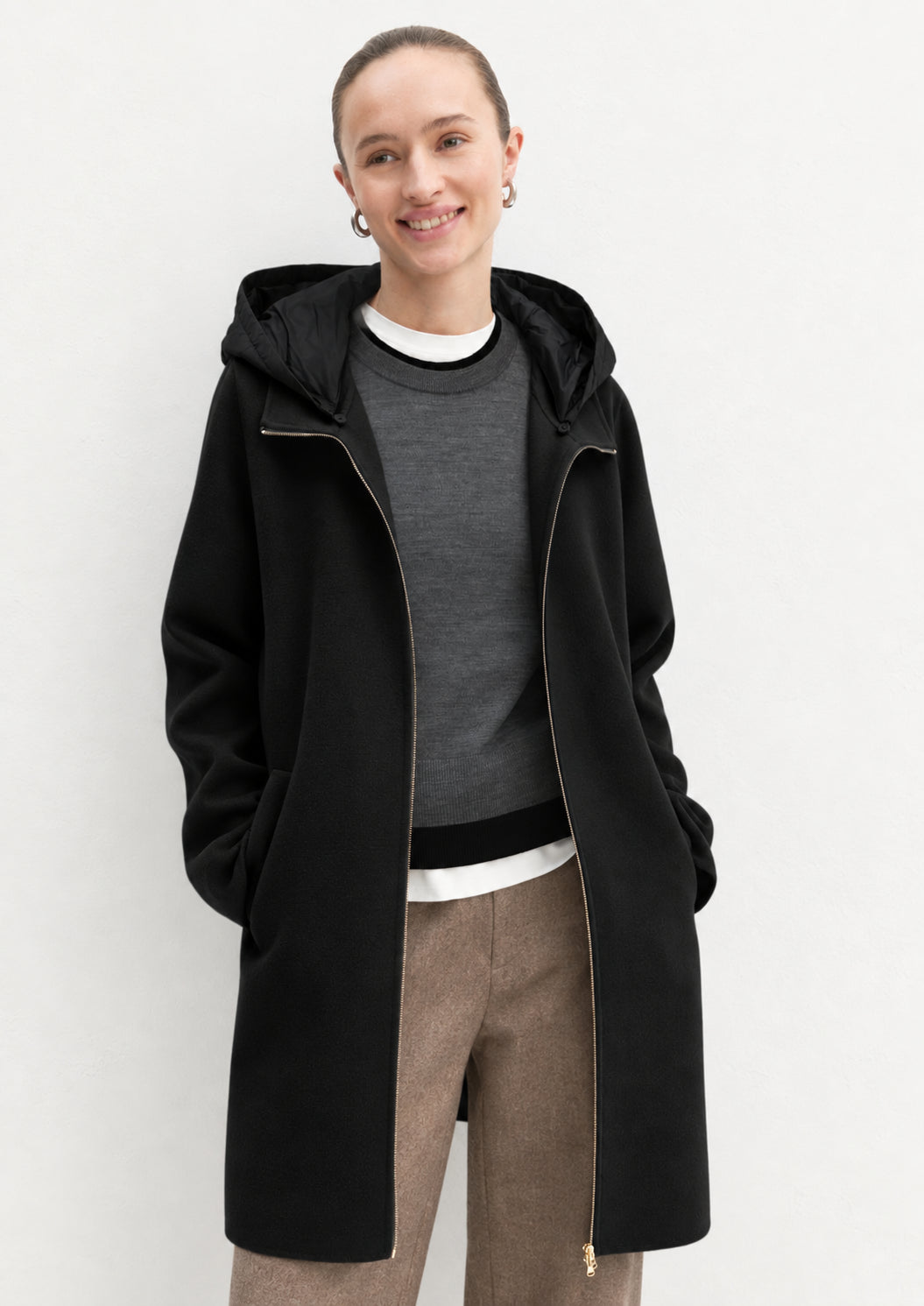 Emme Marella Cappotto Donna Emmgondola Nero 2625016011200 012 EMME MARELLA