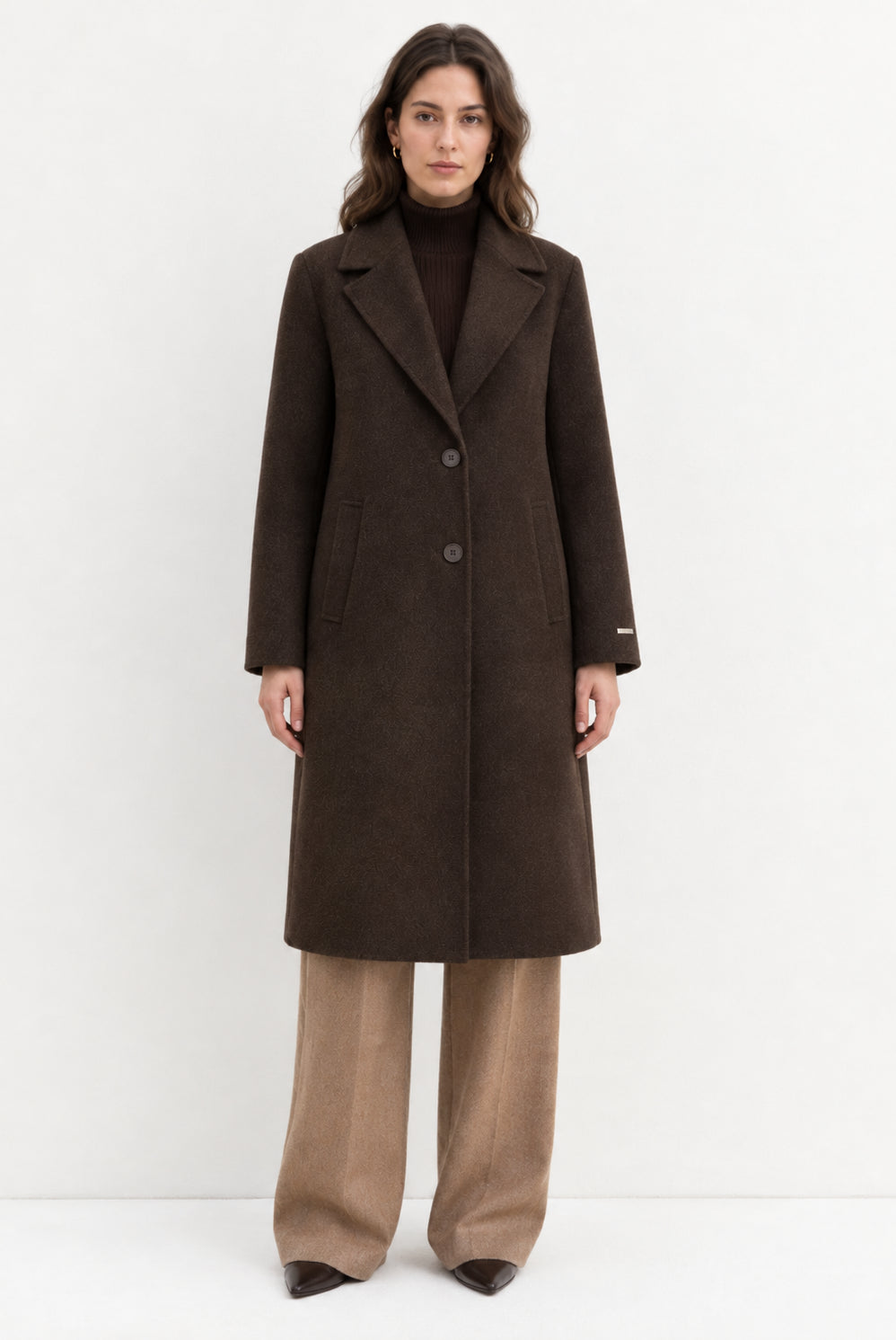 Emme Marella Cappotto Donna Emmesodo Testa di Moro 2625016021200 008 EMME MARELLA