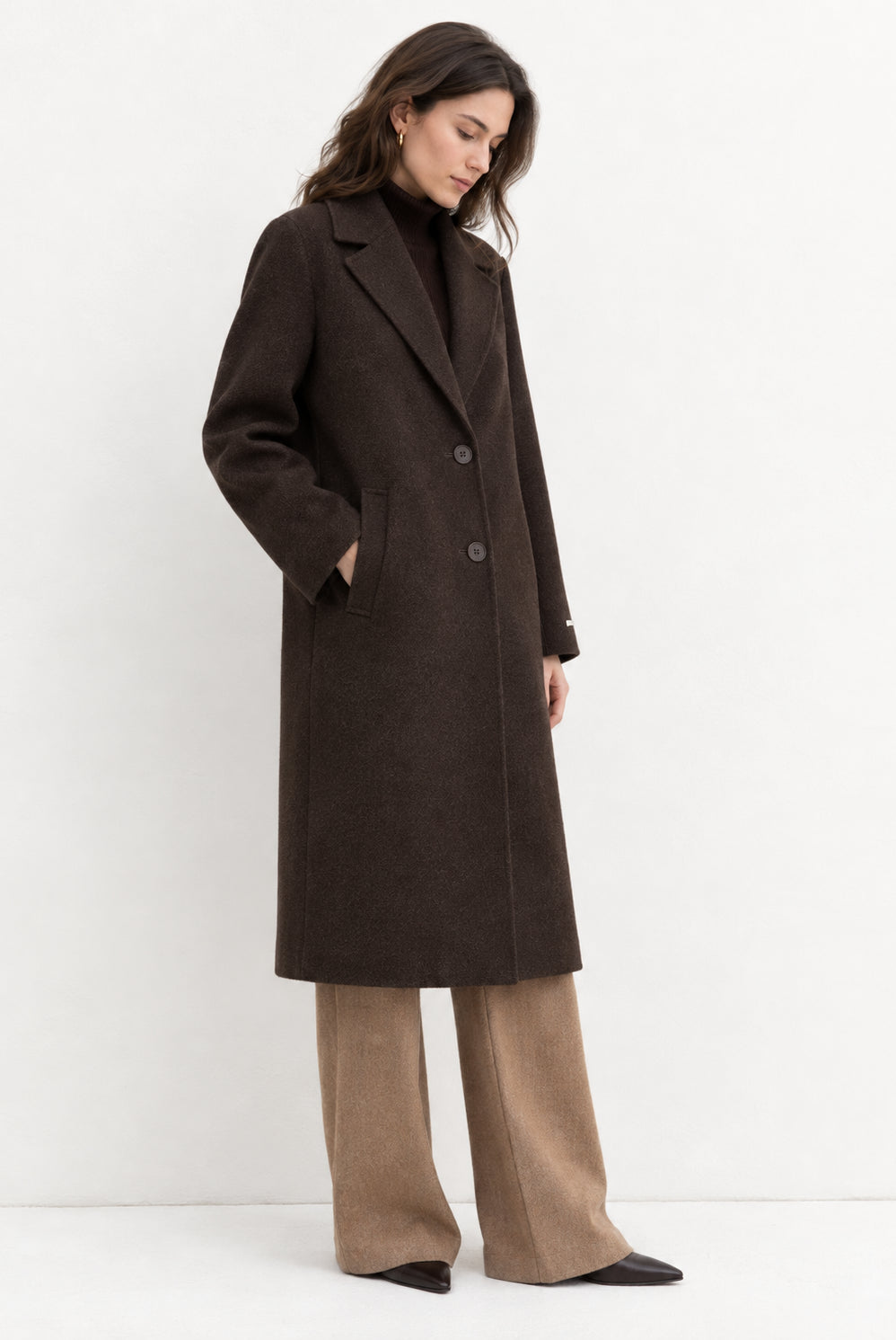 Emme Marella Cappotto Donna Emmesodo Testa di Moro 2625016021200 008 EMME MARELLA
