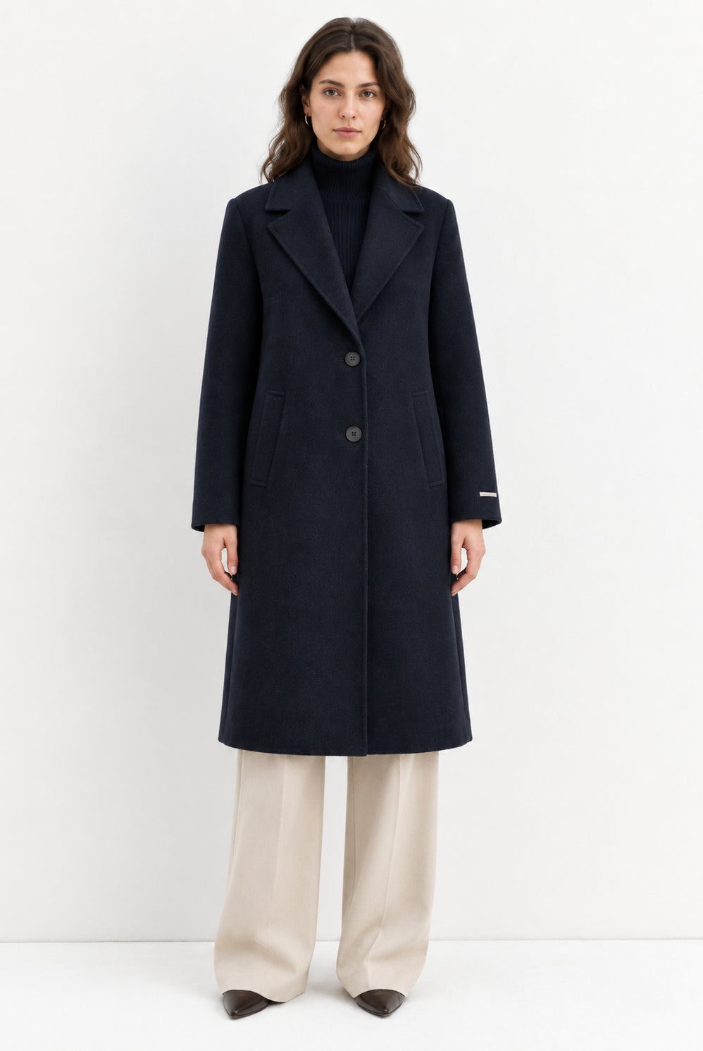 Emme Marella Cappotto Donna Emmesodo Blu Navy 2625016021200 009 EMME MARELLA
