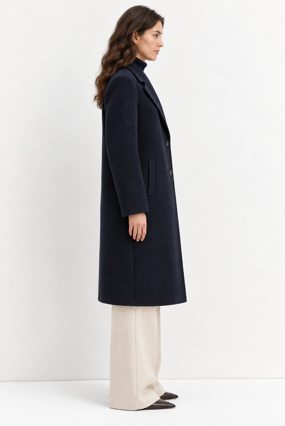 Emme Marella Cappotto Donna Emmesodo Blu Navy 2625016021200 009 EMME MARELLA