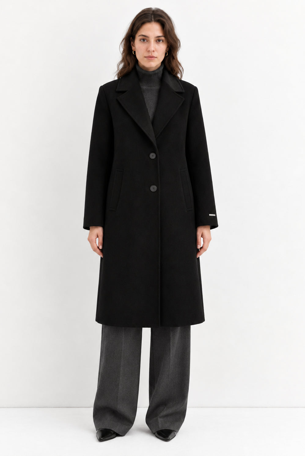 Emme Marella Cappotto Donna Emmesodo Nero 2625016021200 012 EMME MARELLA
