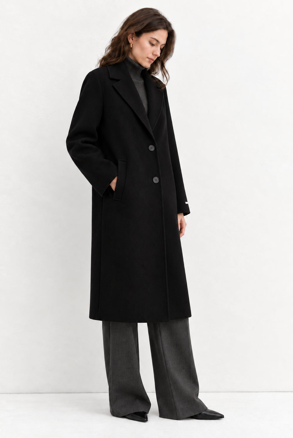 Emme Marella Cappotto Donna Emmesodo Nero 2625016021200 012 EMME MARELLA