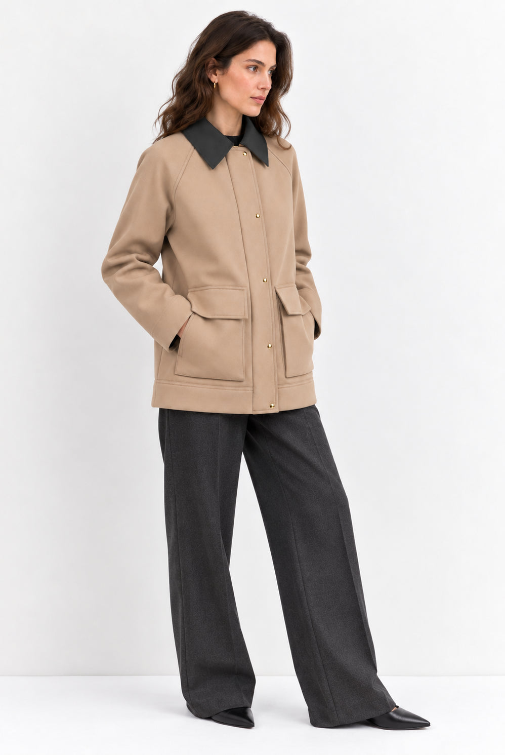 Emme Marella Impermeabile Donna Emmrafia Beige 2625026011200 001 EMME MARELLA