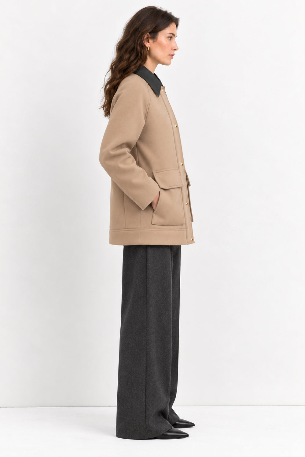 Emme Marella Impermeabile Donna Emmrafia Beige 2625026011200 001 EMME MARELLA