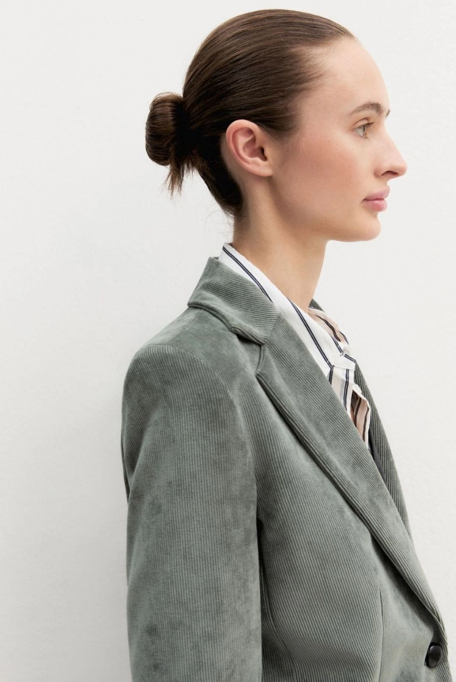 Blazer in velluto Emmresia Sottobosco 2625046011200 004 EMME MARELLA