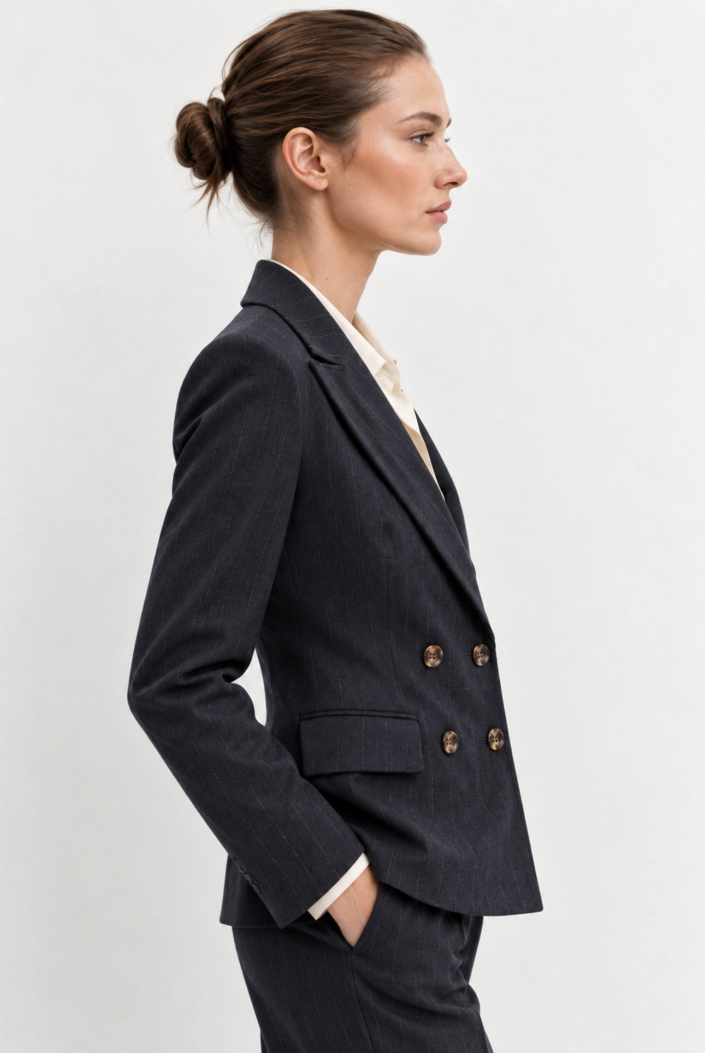 Emme Marella Giacca Donna Emmpiega Blu Navy 2625046021200 001 EMME MARELLA