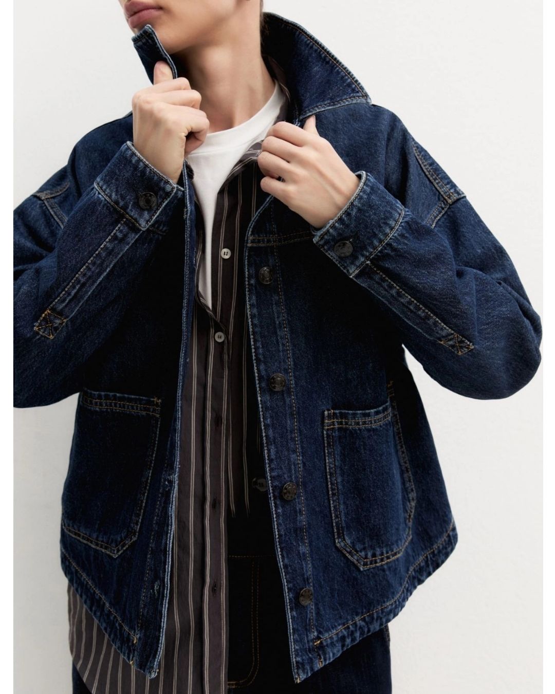 Giacca in denim Blue Jeans 2625046031200 002 EMME MARELLA