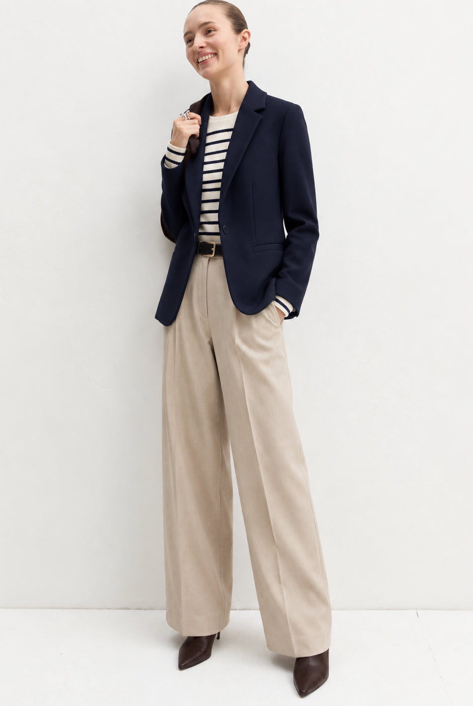 Emme Marella Giacca Donna Emmaris Blu Navy 2625046101200 005 EMME MARELLA