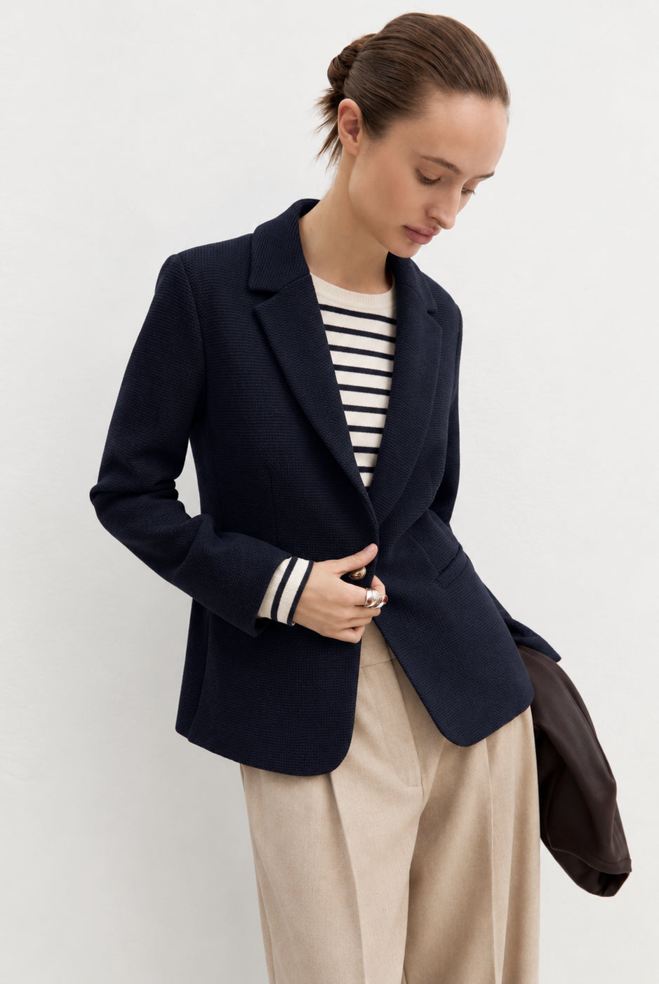 Emme Marella Giacca Donna Emmaris Blu Navy 2625046101200 005 EMME MARELLA