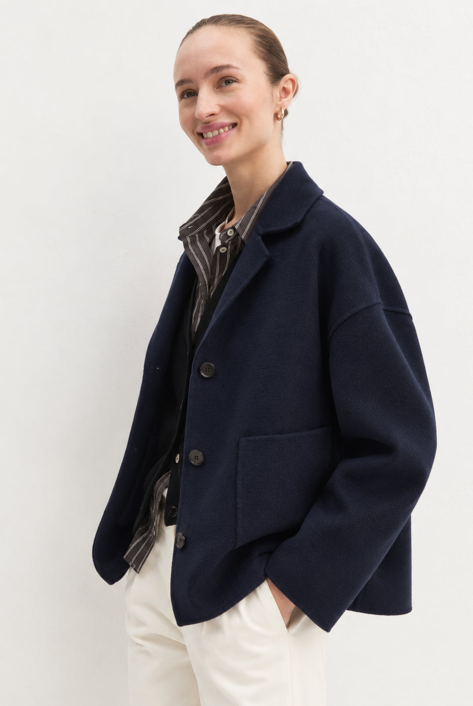 Emme Marella Giacca Donna Emmflipper Blu Navy 2625086011200 009 EMME MARELLA