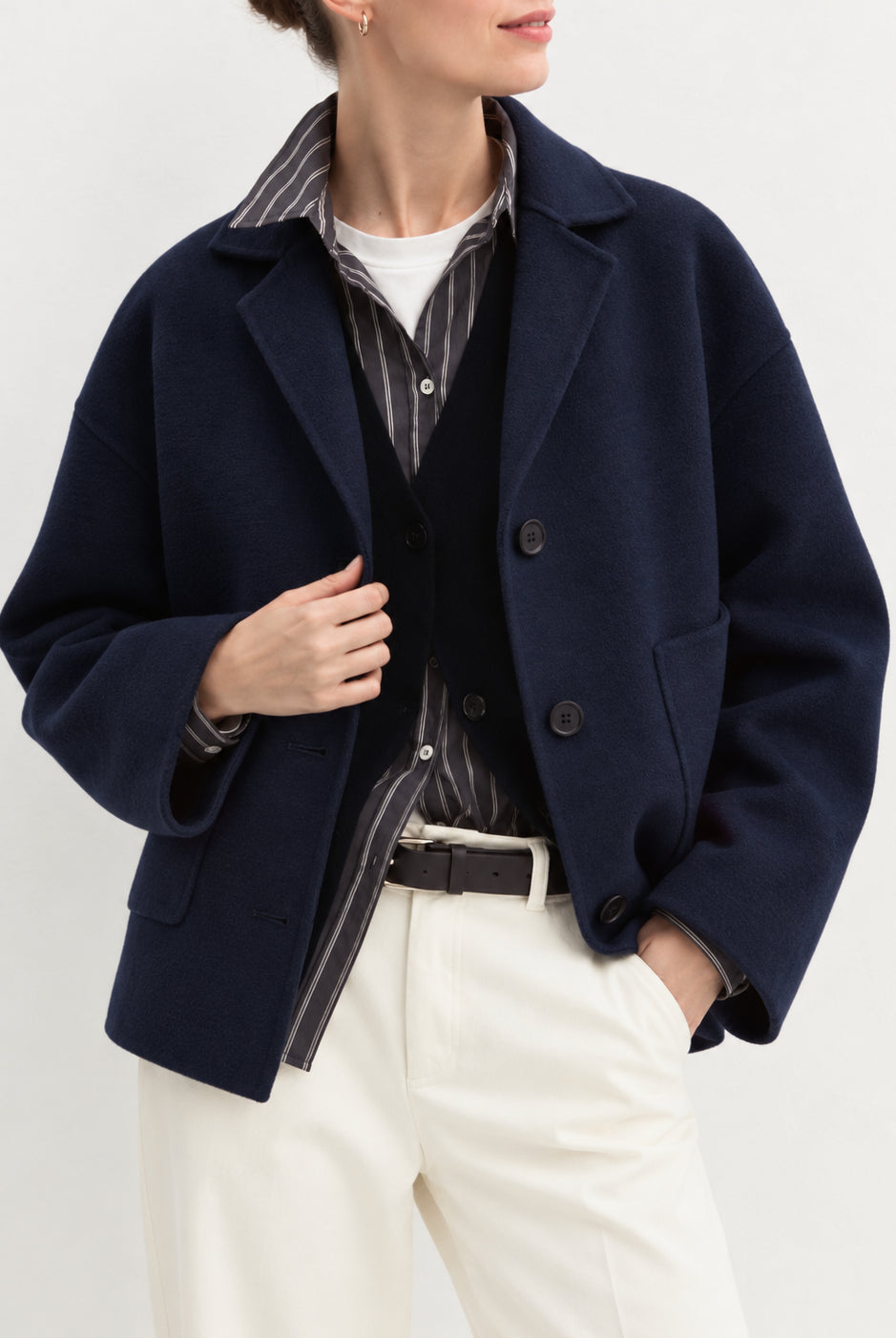 Emme Marella Giacca Donna Emmflipper Blu Navy 2625086011200 009 EMME MARELLA