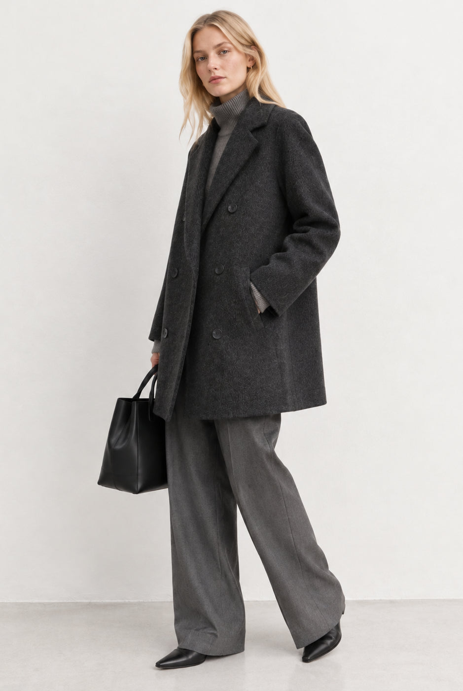 Emme Marella Cappotto Donna Emmgatto Grigio 2625086042200 004 EMME MARELLA
