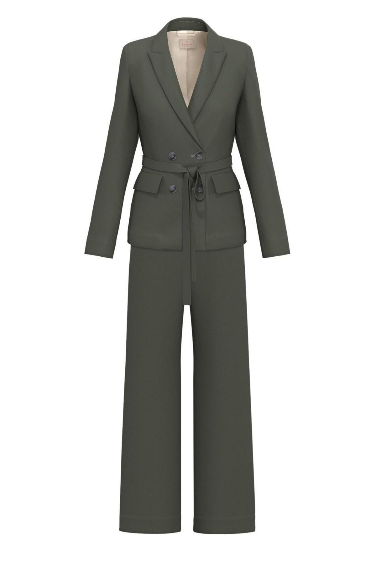 Emme Marella Tailleur Donna Emmvoliera Verde Sottobosco 2625096051200 002 EMME MARELLA