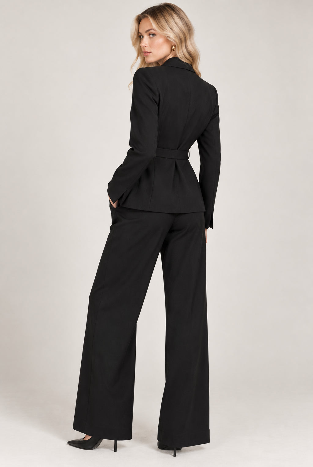 Emme Marella Tailleur Donna Emmvoliera Nero 2625096051200 004 EMME MARELLA