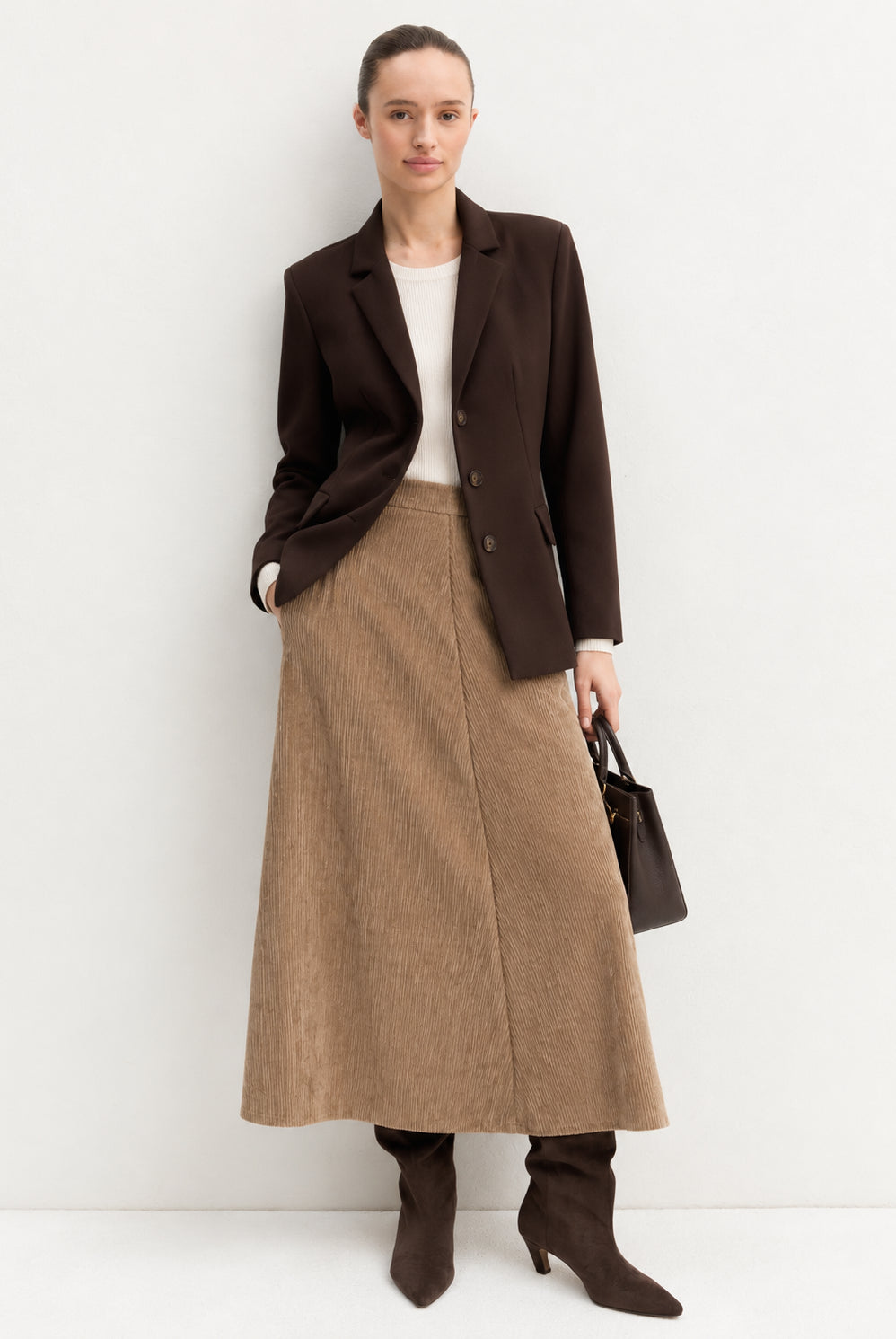 Emme Marella Gonna Donna Emmcerchia Cammello 2625106041200 001 EMME MARELLA
