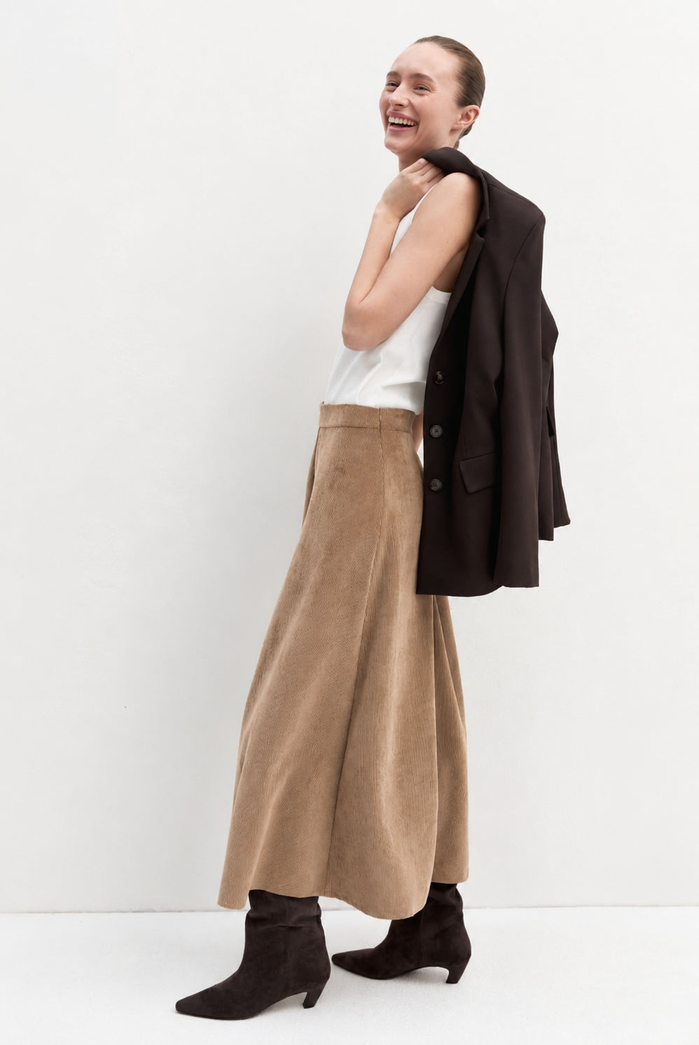 Emme Marella Gonna Donna Emmcerchia Cammello 2625106041200 001 EMME MARELLA