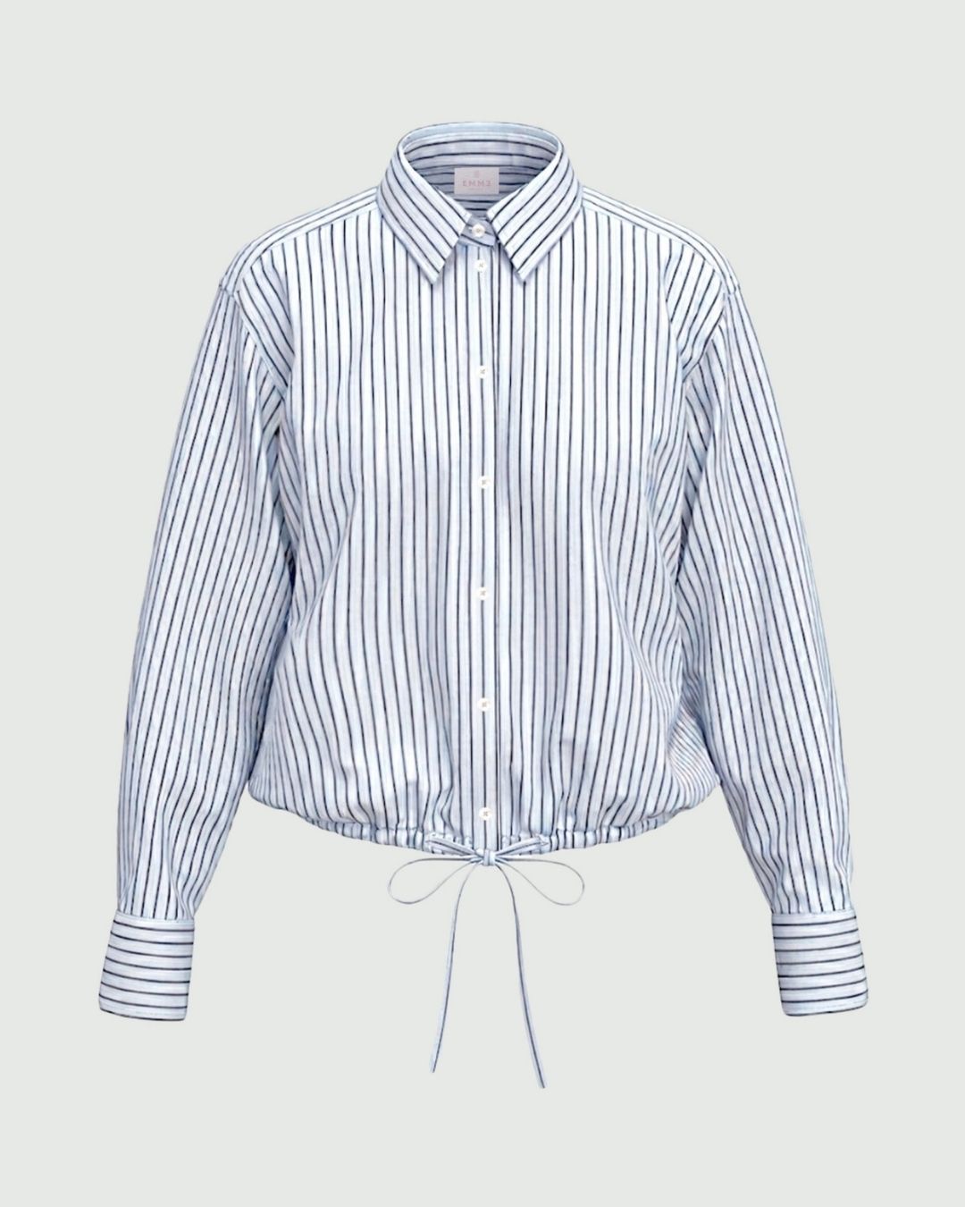Camicia balloon in popeline stretch Azzurro 2625116024200 002 EMME MARELLA