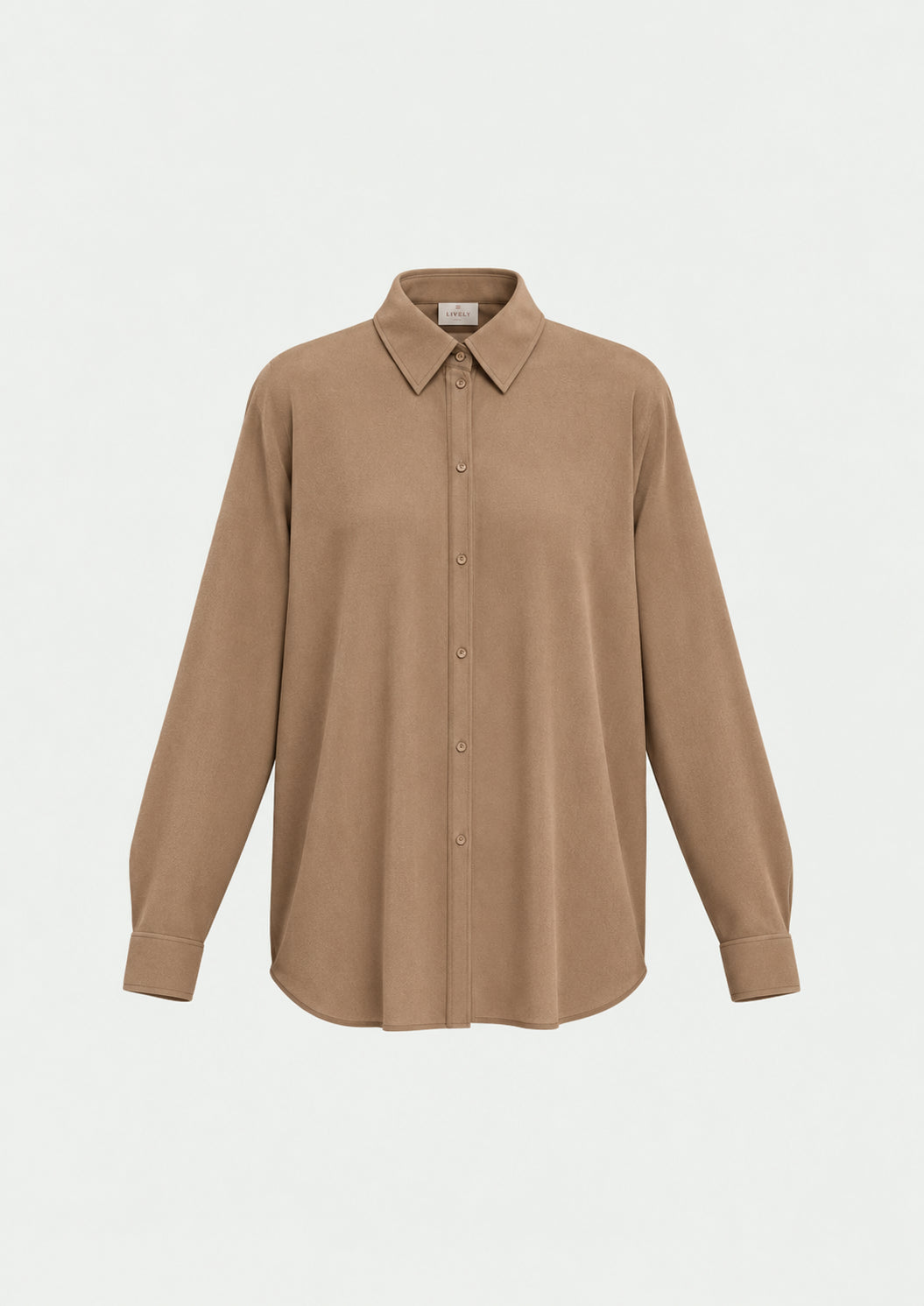 Emme Marella Camicia Donna Emmvisone Cammello 2625116051200 003 EMME MARELLA