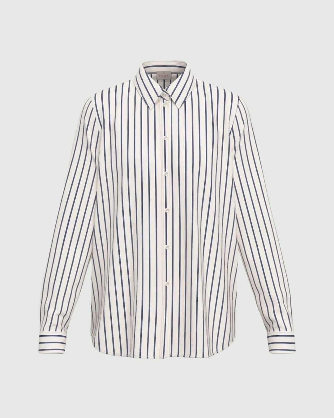 Camicia a maniche lunghe in misto cotone Bianco lana 2625116061200 002 EMME MARELLA