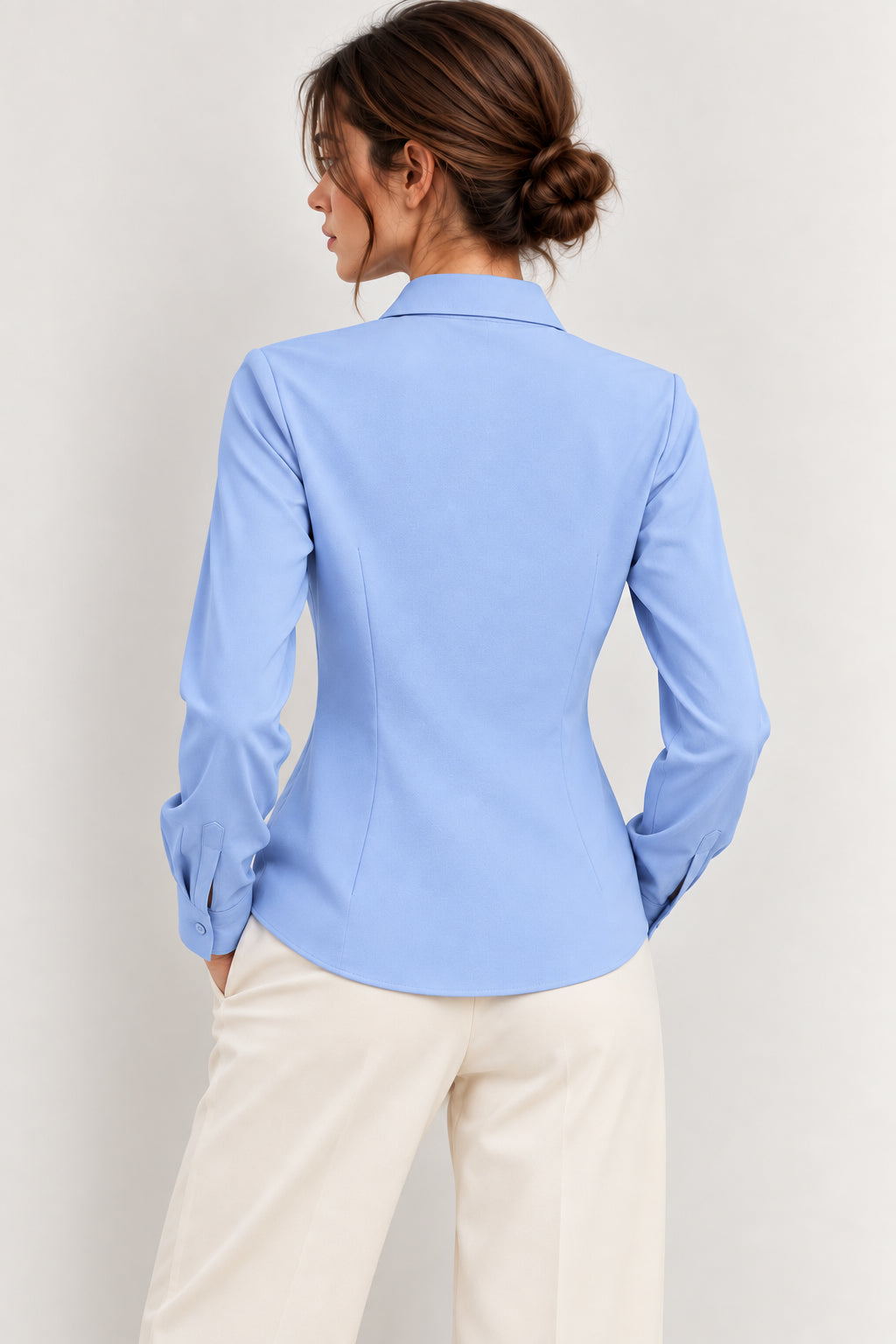 Emme Marella Camicia Donna Emmscalata Celeste 2625116071200 004 EMME MARELLA