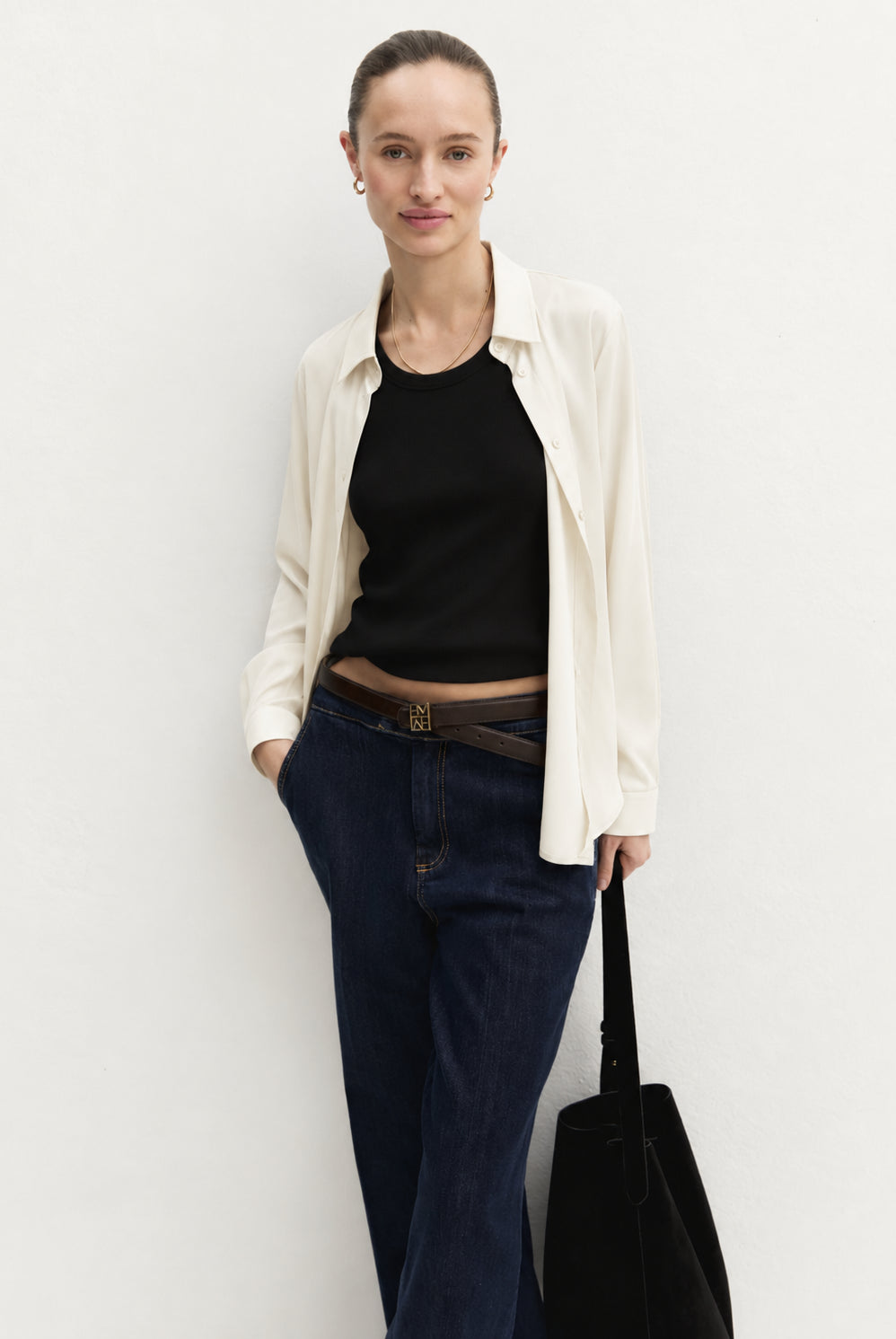 Emme Marella Camicia Donna Emmedro Bianco Avorio 2625116081200 001 EMME MARELLA