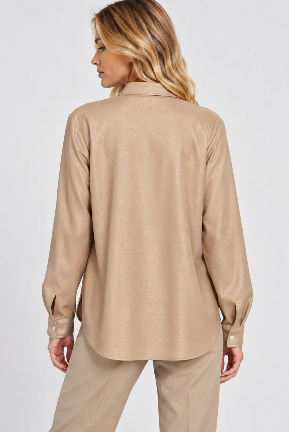Emme Marella Camicia Donna Emmcertosa Bianco Panna 2625116082200 002 EMME MARELLA