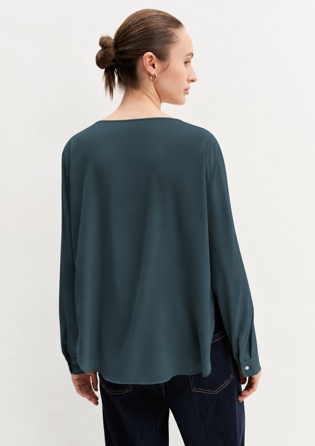 Emme Marella Blusa Donna Emmcursore Verde Olio 2625116091200 003 EMME MARELLA