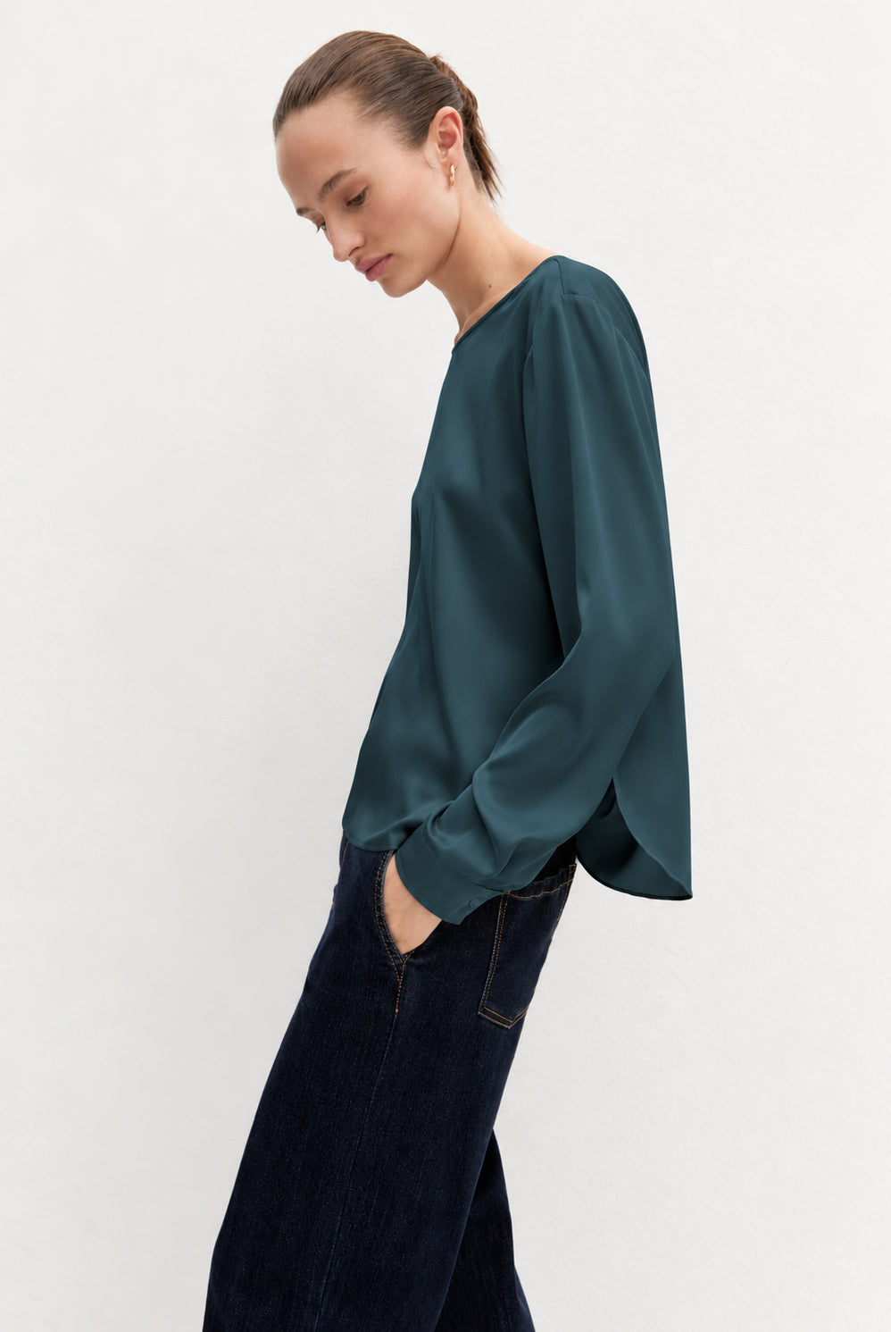 Emme Marella Blusa Donna Emmcursore Verde Olio 2625116091200 003 EMME MARELLA