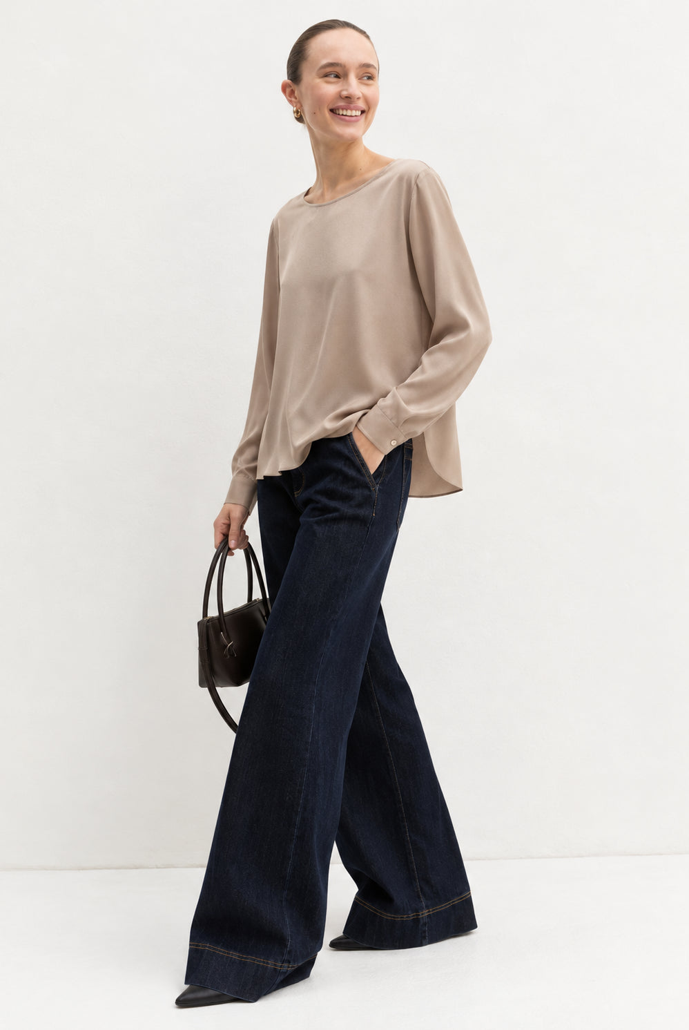 Emme Marella Blusa Donna Emmcursore Beige Mardorla 2625116091200 004 EMME MARELLA