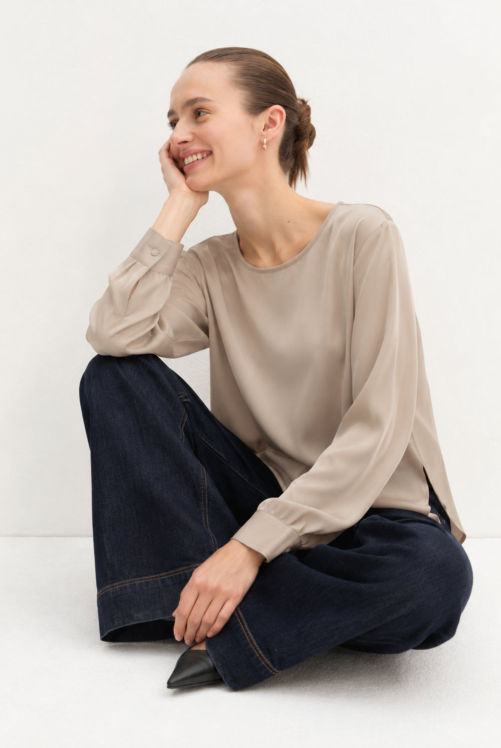 Emme Marella Blusa Donna Emmcursore Beige Mardorla 2625116091200 004 EMME MARELLA
