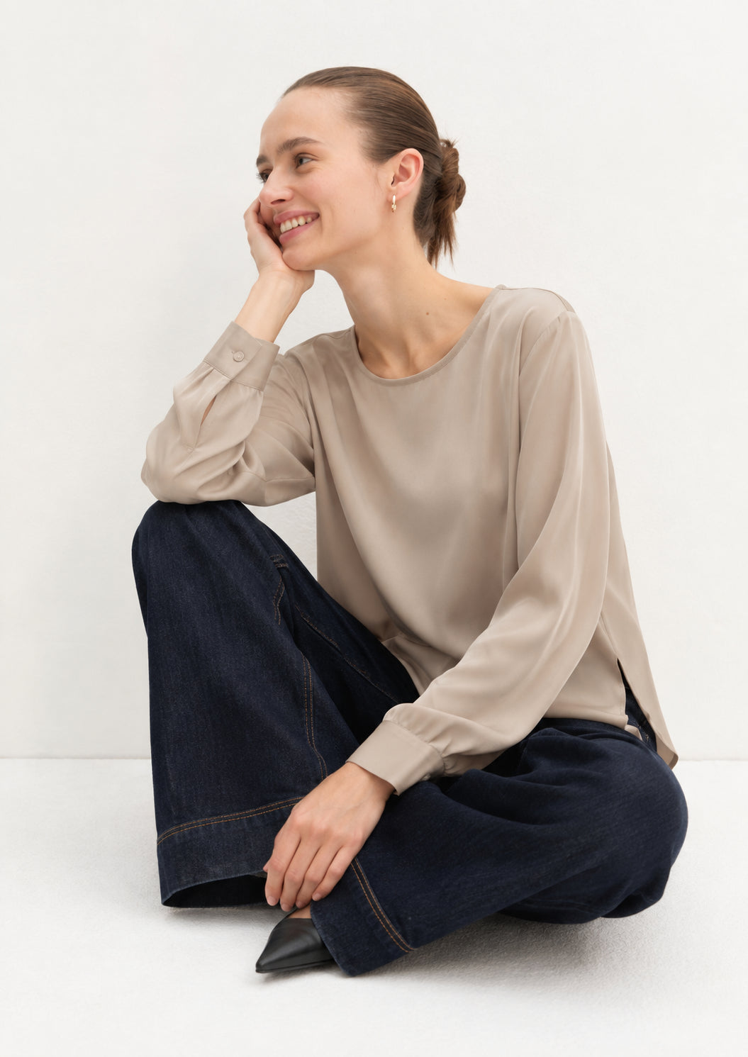 Emme Marella Blusa Donna Emmcursore Beige Mardorla 2625116091200 004 EMME MARELLA