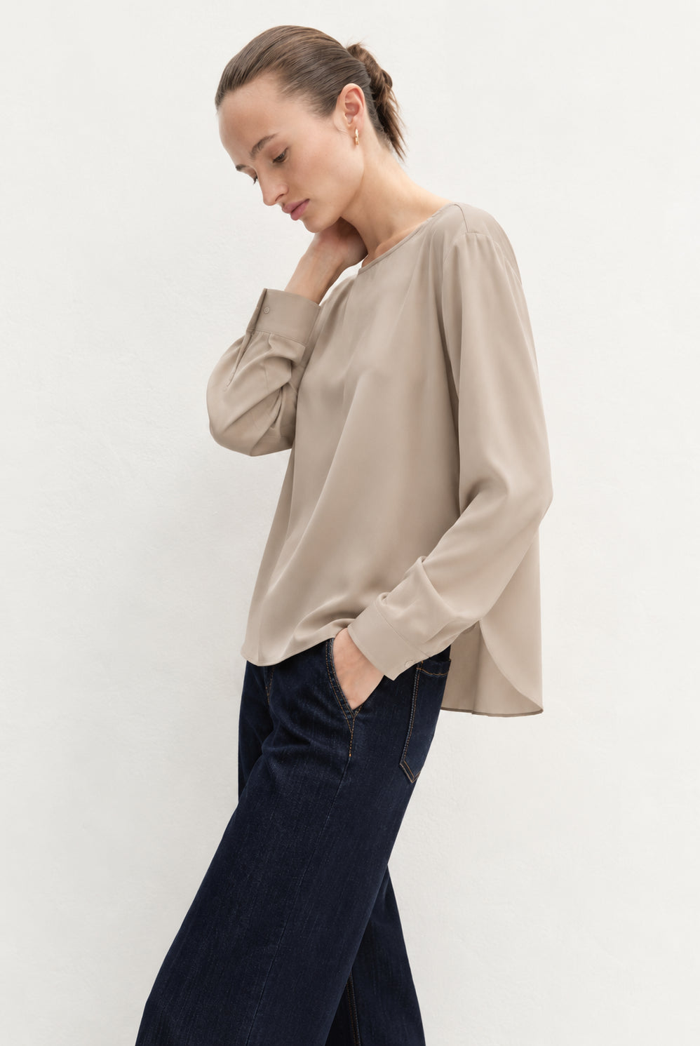 Emme Marella Blusa Donna Emmcursore Beige Mardorla 2625116091200 004 EMME MARELLA