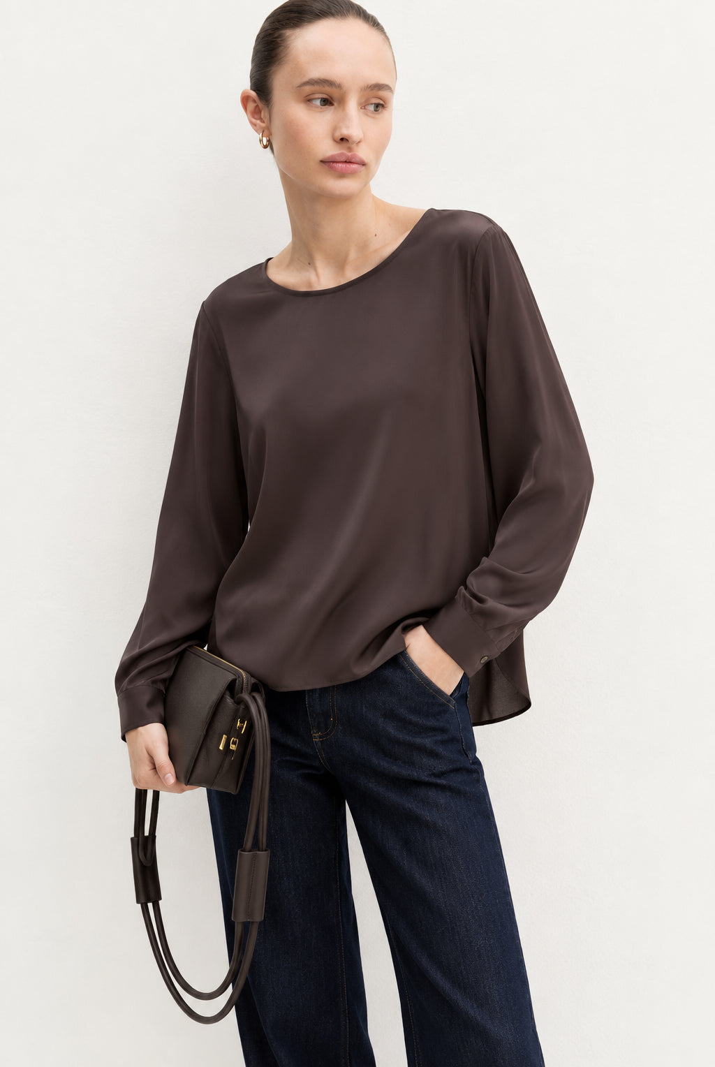 Emme Marella Blusa Donna Emmcursore Testa di Moro 2625116091200 011 EMME MARELLA